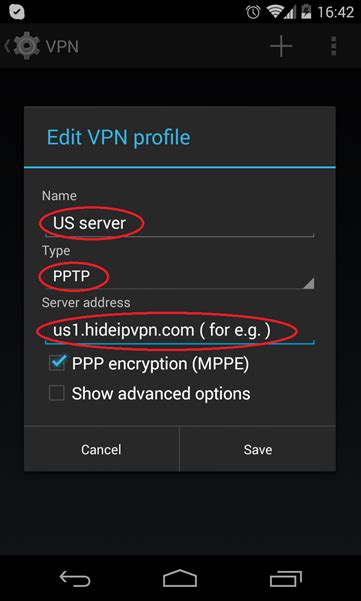 best free pptp vpn for android